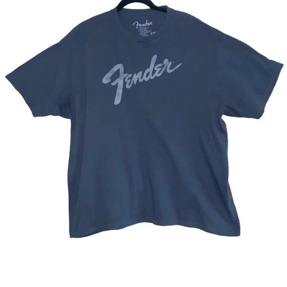 Fender Gray Short Sleeve Shirt Size 2XL - Picture 1 of 5